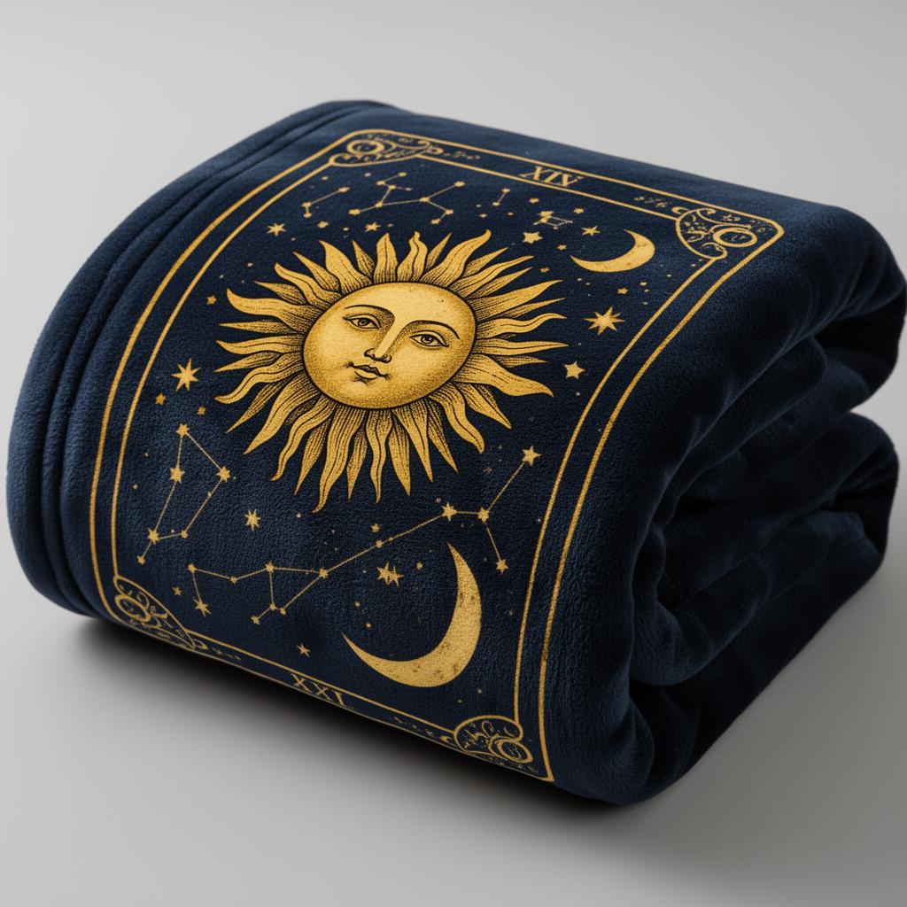 Celestial Sun & Moon Throw