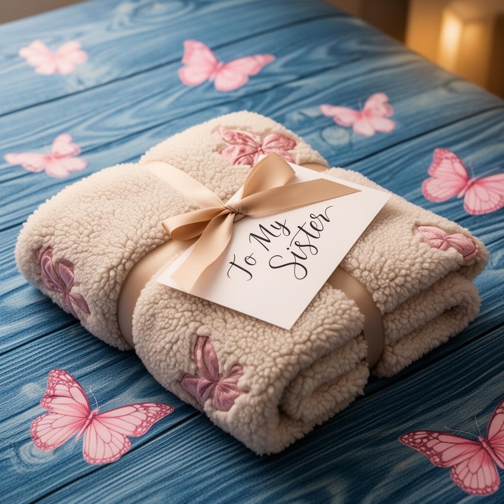 "To My Sister" Letter Throw